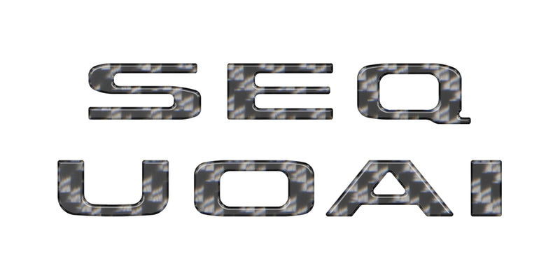 Domed Rear Hatch Letter Overlays - 2023+ Sequoia