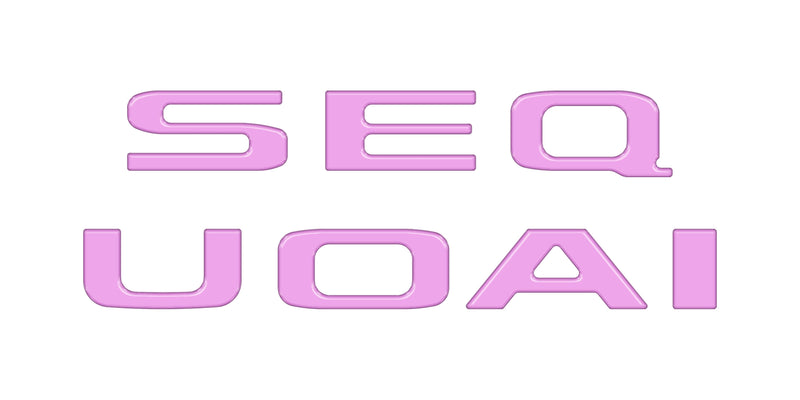 Domed Rear Hatch Letter Overlays - 2023+ Sequoia