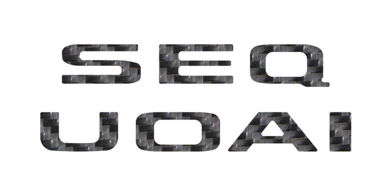 Domed Rear Hatch Letter Overlays - 2023+ Sequoia