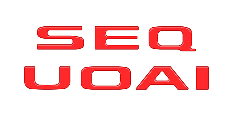 Domed Rear Hatch Letter Overlays - 2023+ Sequoia