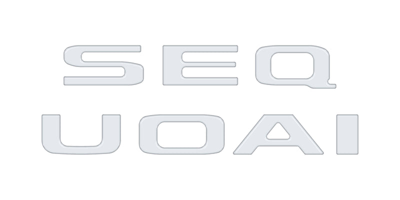 Domed Rear Hatch Letter Overlays - 2023+ Sequoia