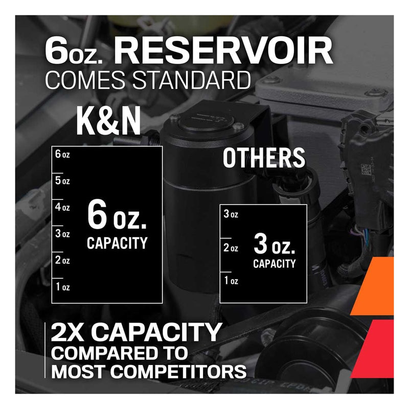 K&N Catch Can Oil Separator - 2021+ Bronco 2.7L