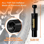 Adjustable Auto-Stop Tire Deflator Valve Kit - Universal