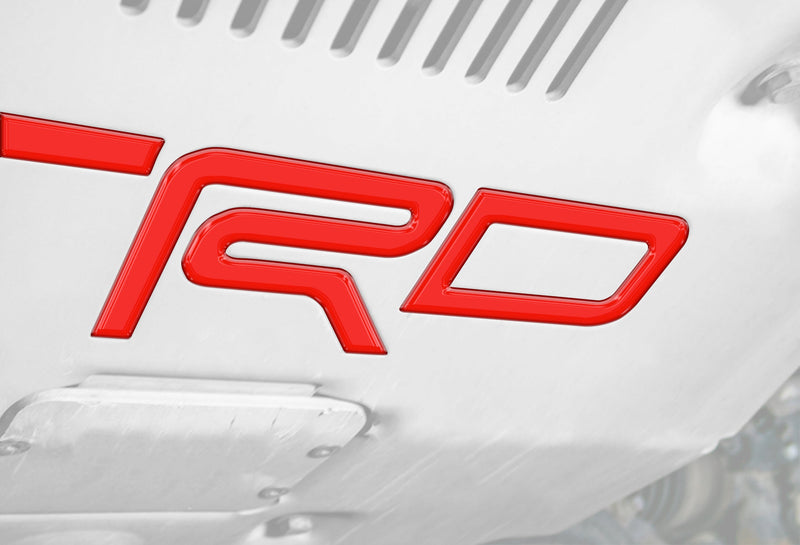 Domed Skid Plate Letter Inserts - 2016-2023 Tacoma