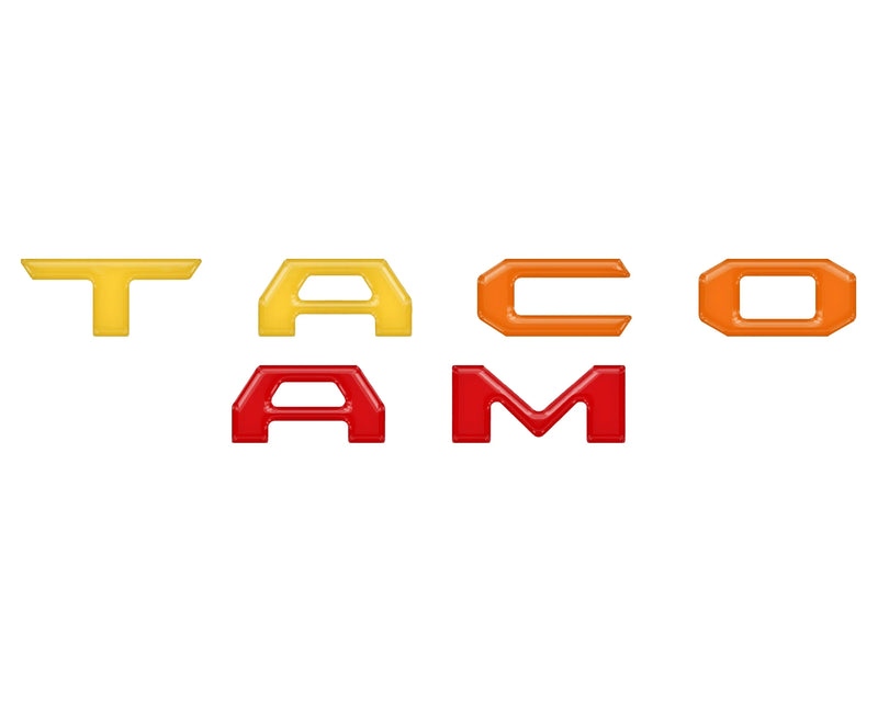 Domed Glove Box Letter Inserts - 2016-2023 Tacoma