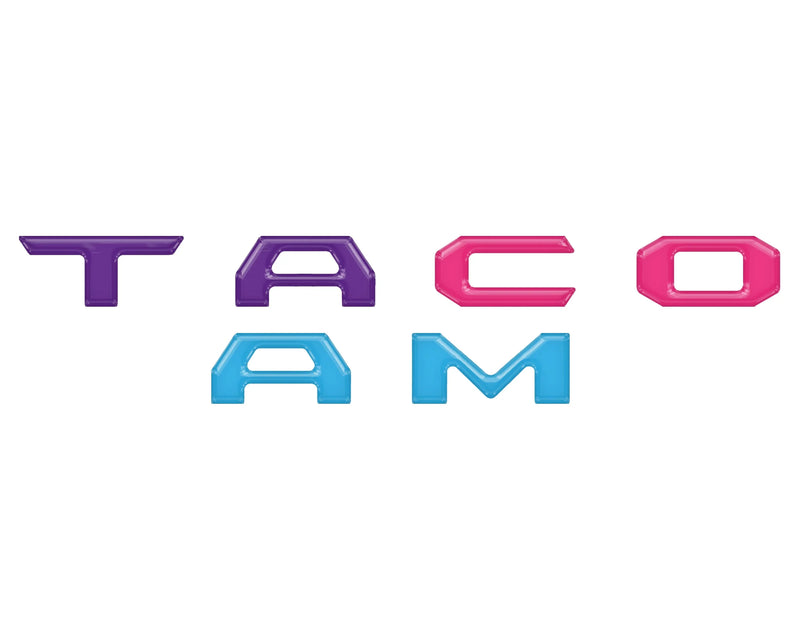 Domed Glove Box Letter Inserts - 2016-2023 Tacoma