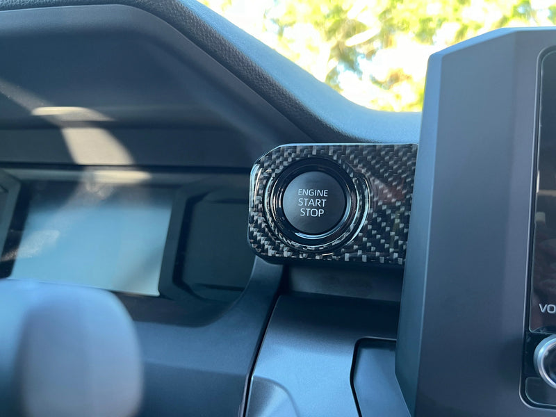 Domed Push-To-Start Button Accent Trim Fits - 2024+ Tacoma / 2025+ 4Runner