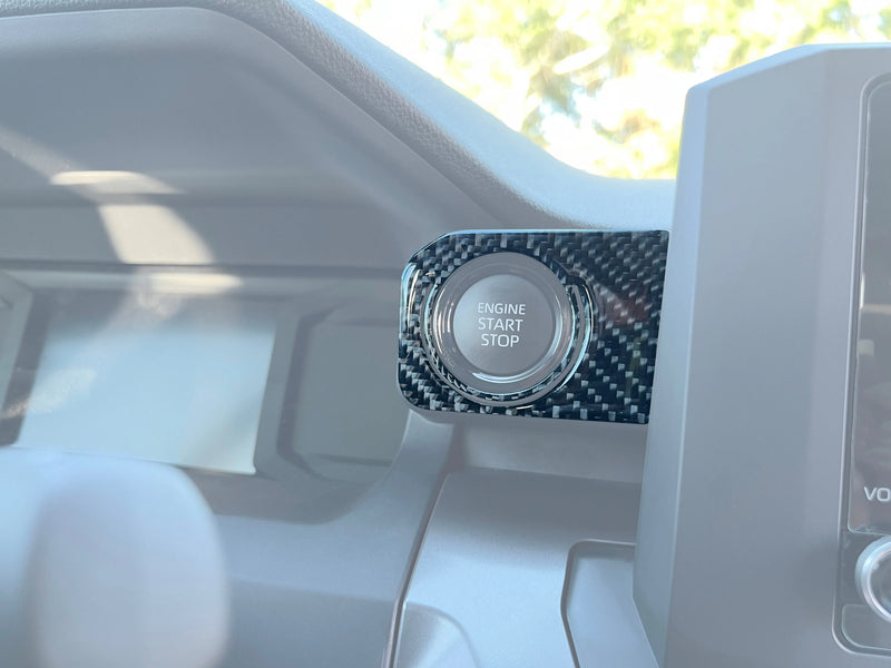 Domed Push-To-Start Button Accent Trim Fits - 2024+ Tacoma / 2025+ 4Runner