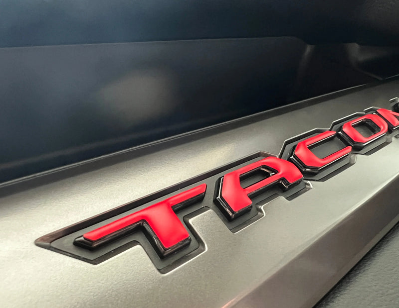 Domed Glovebox Letter Overlays - 2024+ Tacoma