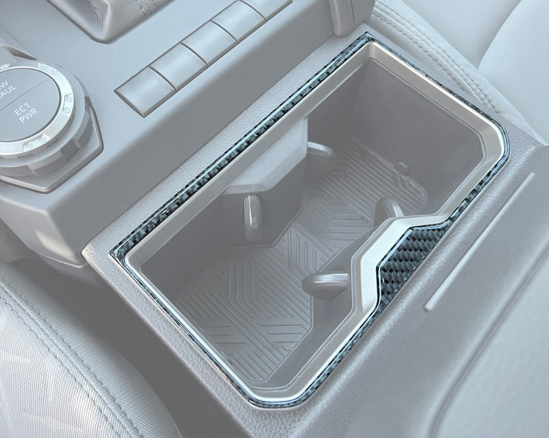 Domed Front Cupholder Accent Trim - 2024+ Tacoma