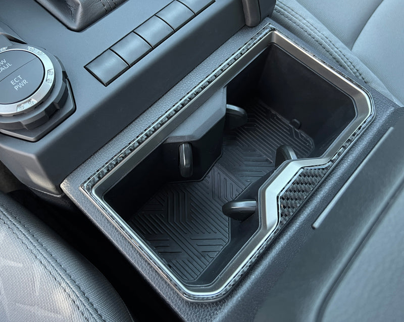 Domed Front Cupholder Accent Trim - 2024+ Tacoma