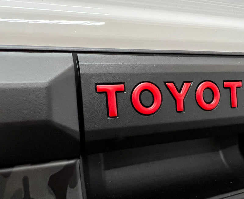Domed Tailgate Handle Letter Inserts - 2024+ Tacoma