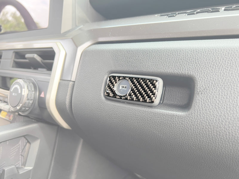 Domed Glovebox Latch Accent Trim - 2024+ Tacoma / 2025+ 4Runner