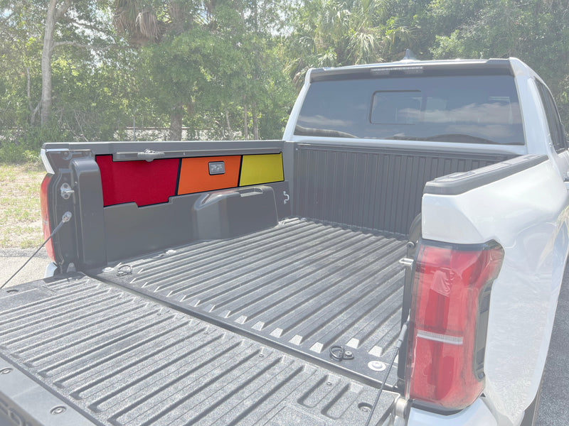 TUF-LINER Inner Bedside Overlays - 2024+ Toyota Tacoma (without Truck Bed Power Port)