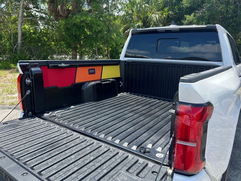 TUF-LINER Inner Bedside Overlays - 2024+ Toyota Tacoma (without Truck Bed Power Port)