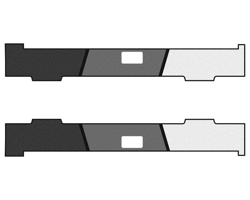 TUF-LINER Inner Bedside Overlays - 2024+ Toyota Tacoma (without Truck Bed Power Port)