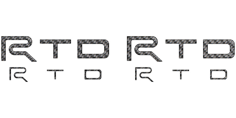 Domed TRD Pro Seat Letter Inserts - 2024+ Tacoma TRD Pro