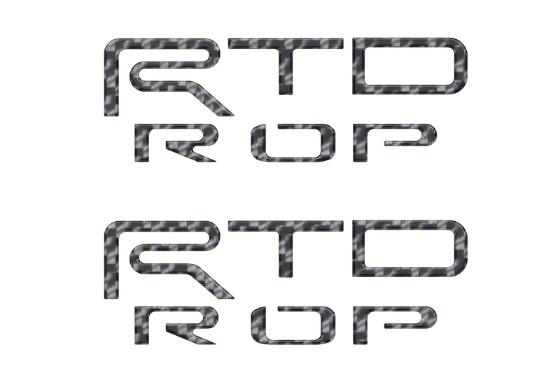 Domed Hood Louver Letter Overlays - 2024+ Tacoma TRD Pro