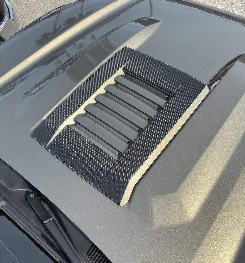 Domed TRD Hood Scoop Accent Overlays - 2024+ Tacoma / 2025+ 4Runner