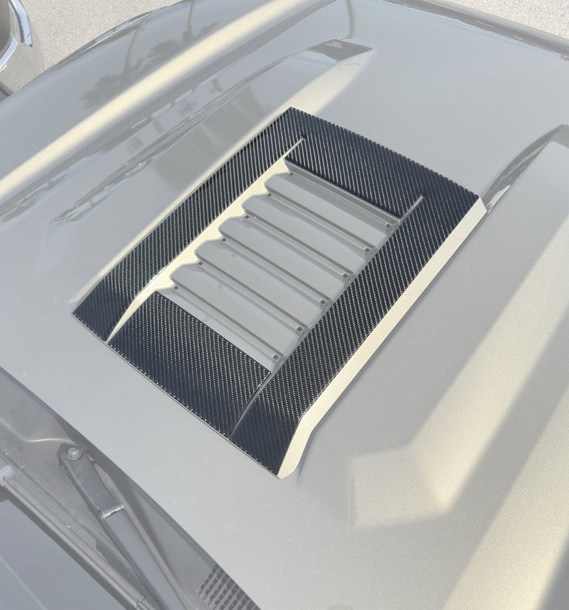 Domed TRD Hood Scoop Accent Overlays - 2024+ Tacoma / 2025+ 4Runner