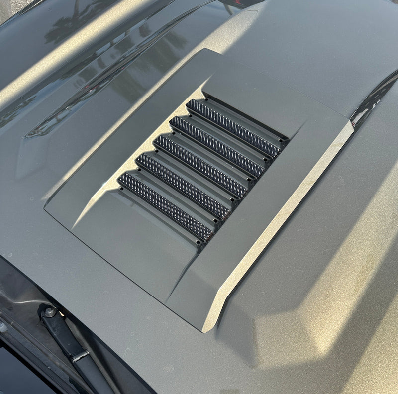 Domed TRD Hood Scoop Accent Overlays - 2024+ Tacoma / 2025+ 4Runner