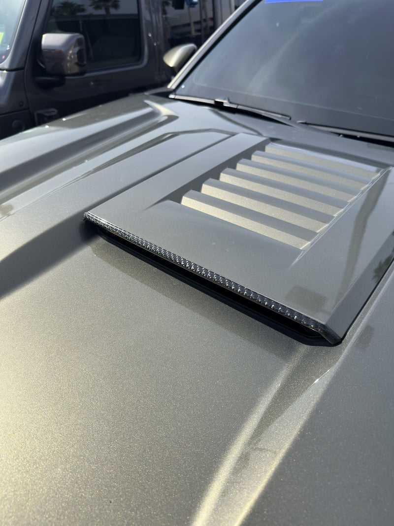 Domed TRD Hood Scoop Accent Overlays - 2024+ Tacoma / 2025+ 4Runner