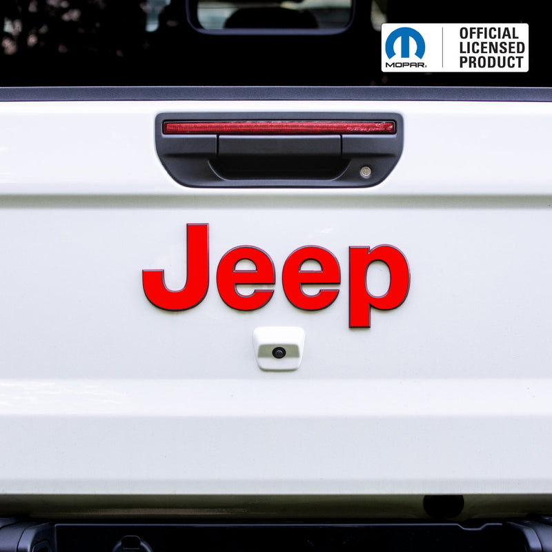 JEEP Gladiator Emblem Overlay Decal Set | Solid Colors - 2020+ Gladiator JT