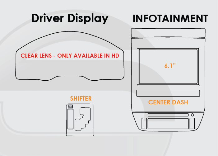 Screen ProTech Screen Protector / Anti Glare Kit - 2024+ Land Cruiser