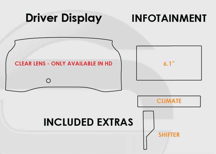 Screen ProTech Screen Protector / Anti Glare Kit - 1995+ Tacoma