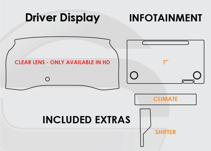 Screen ProTech Screen Protector / Anti Glare Kit - 1995+ Tacoma