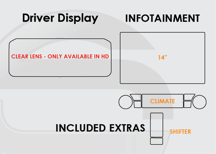 Screen ProTech Screen Protector / Anti Glare Kit - 1995+ Tacoma