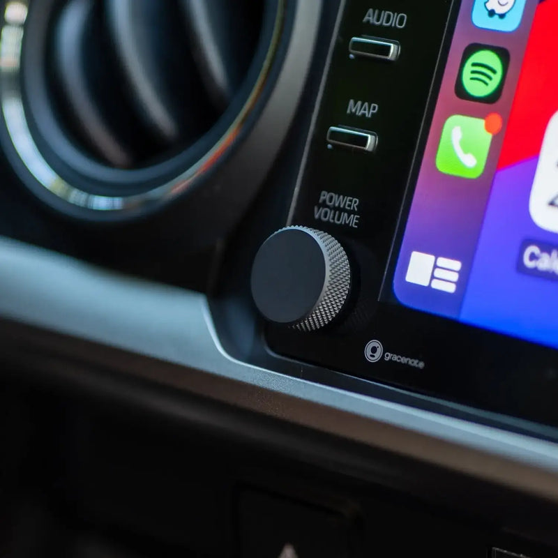 Mace Plain CNC Radio Knob - 2016+ Tacoma