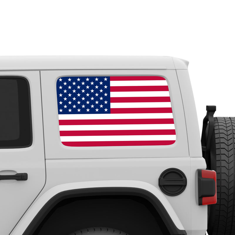 Flag Window Graphic for Wrangler - 1996+ Wrangler
