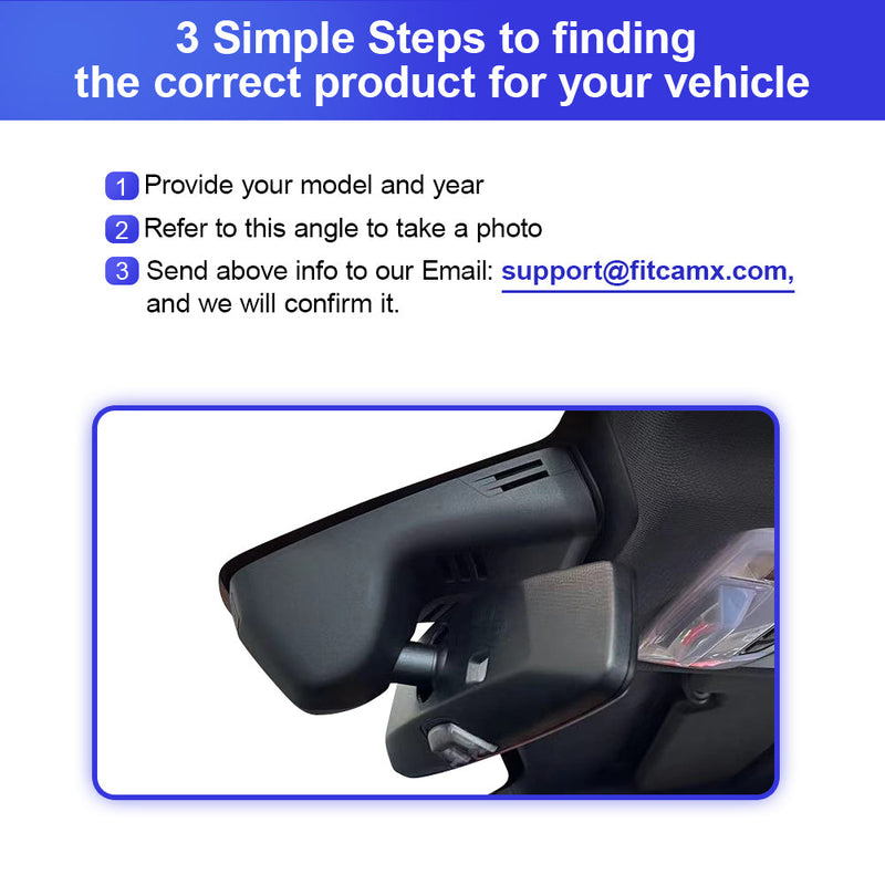 FitCamX Hidden Dashcam for Toyota GR Supra (2020–2026) — OE Style