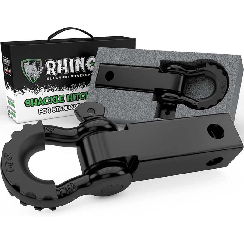 Shackle Sticker Rhino USA Shackle Hitch Receiver W/ D-Ring (Black) - Univ ...