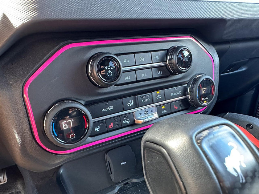 2021+ Bronco AC Controls Outline | StickerFab