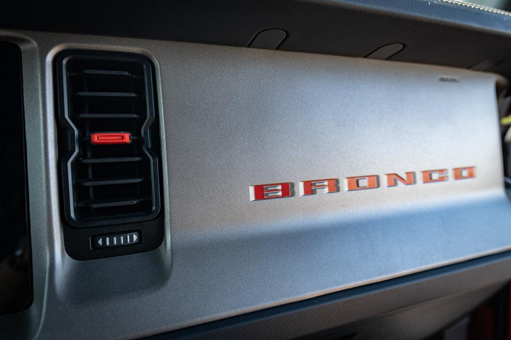 AC Vent Tab Inlays (Printed Series) - 2021+ Bronco - StickerFab