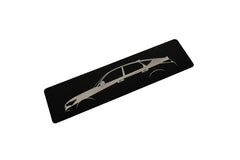 Acura Integra DE Outline Weathertech Floor Mat Logo Insert (Metal Etched) - 2023+ Integra - StickerFab