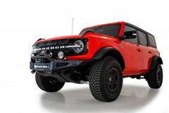 Addictive Desert Designs Rock Fighter Front Bumper Hammer Black - 2021+ Bronco - StickerFab