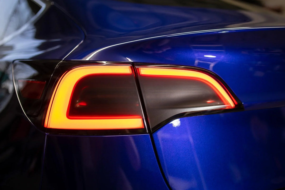 Aftermarket Taillight Overlays - 2017-2023 Tesla Model 3 / Model Y - StickerFab