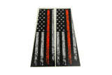 American Flag B Pillar Protection Kit (Printed Series) - 2021+ Bronco 4 Door