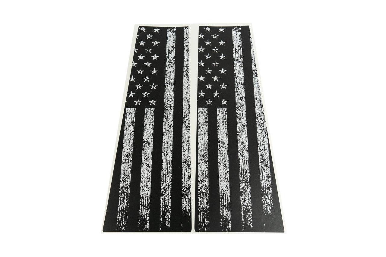 2024+ Ford Ranger American Flag B Pillar Overlay Kit | StickerFab