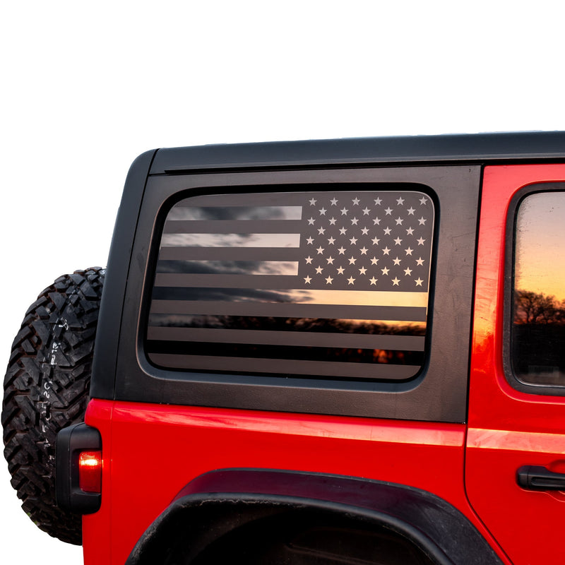 American Flag Window Graphic for Wrangler - 1996+ Wrangler