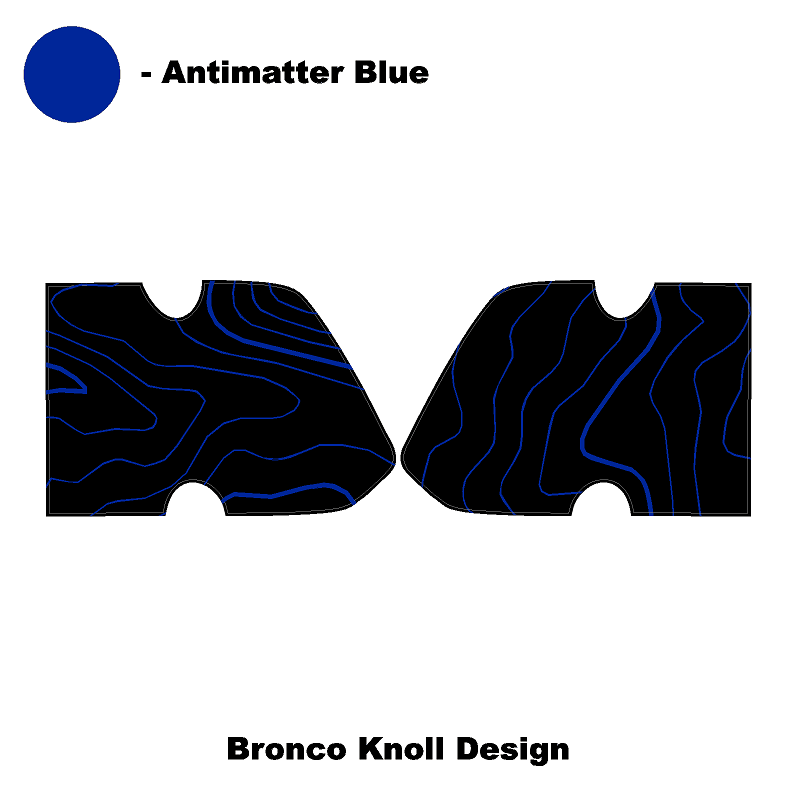 Interior Door Cup Protector Kit - 2021+ Bronco - StickerFab