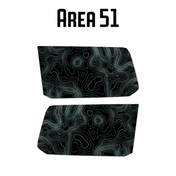 Topographic Rear Window Map Overlays - 2024+ Land Cruiser / GX 550