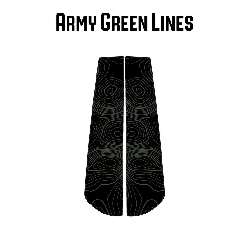 Topographic Sliding Rear Window Trim Overlays - 2025+ 4Runner