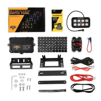 Auxbeam 8 Gang RGB Led Switch Panel Kit wtih App - Universal