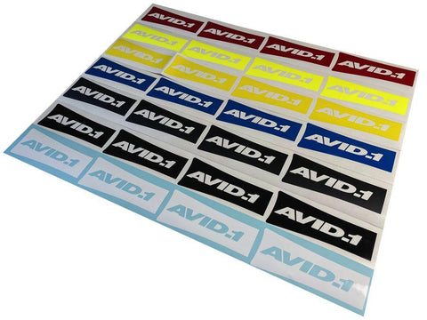 Avid.1 AV06 Wheel Spoke Stickers (5 Pack) - Universal - StickerFab