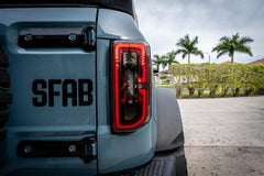 Bigfoot aka Sasquatch in the Woods Tail Light Overlays - 2021+ Bronco - StickerFab