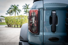 Bigfoot aka Sasquatch in the Woods Tail Light Overlays - 2021+ Bronco - StickerFab